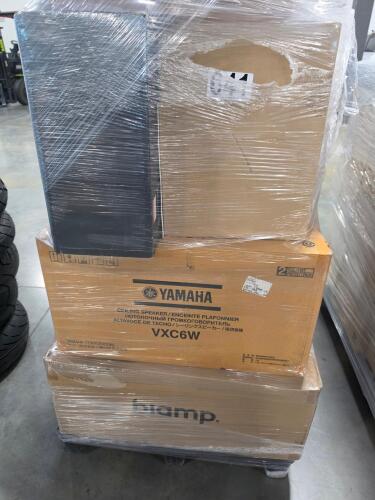 electronics, Yamaha speakers, JBL speakers, dish tailgater pro, strategy series speakers, more JBL and other items
