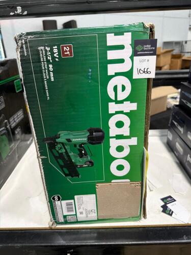 METABO 21&deg; 18 V cordless strip nailer