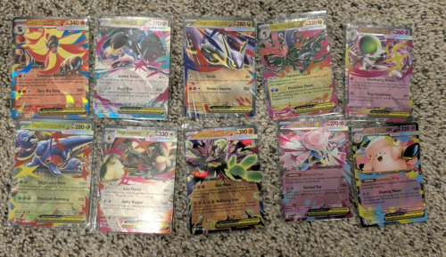 10 Pokemon Mega Evolution EX Cards