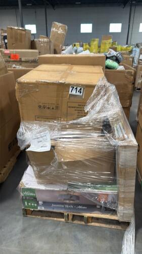 Swimming pool, mytee straps, jasmine roth + Hunter fan , pillows, rocking chair, and more