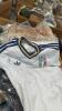 Clothing: gold label, baby clothing, modern moments Gerber, PSD underwear, and one, Marcella London, new balance, Adidas dress, LEAU, under Armour, slides, NXT, Laura Ashley, small Storey, God is good T-shirt, kids sweats, & More - 3