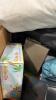 Cushions, ammo cans, pattern blocks, chair, unicorn and ride on, sleep number bedding, blanket, rug, water bottles, towels, napkins, & More - 4
