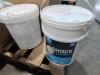 Boxes of miscellaneous goods including stucco patch, candle, wipes, Scott's crabgrass, fresh step, good wipes, tidy cats, liquids and more - 6