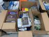 Boxes of miscellaneous goods including heavy duty diesel engine oil, driveway concentrate, insect spray, grass seed, & More