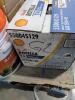 Boxes of miscellaneous goods including heavy duty diesel engine oil, driveway concentrate, insect spray, grass seed, & More - 10