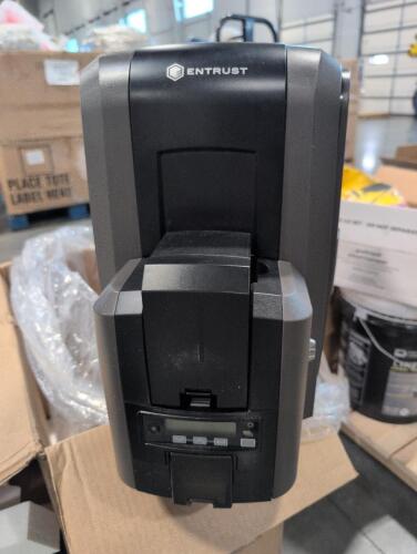 Entrust Arista retransfer card printer , open box, possibly used, not tested