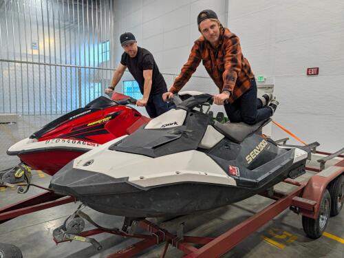 2017 SeaDoo Spark YLS 62HA WAVERUNNER HIN #YDV80437E717 | May need a new battery or jump. Last ran summer of 2015.