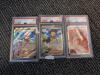 (3) Graded Pokemon Trainer Cards