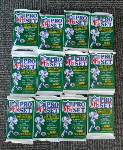 Vintage NFL cards in sealed packs