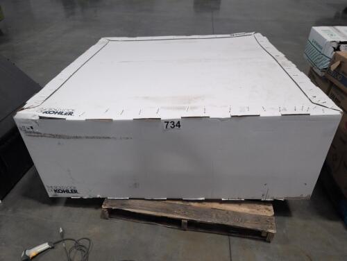 Kohler 60x60 bath integral apron item number 1161-la-0
