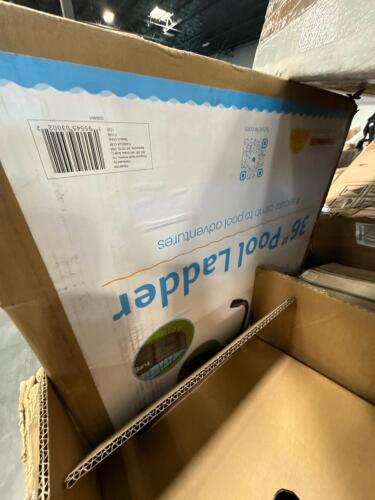 Pool ladder, up seat changing pad, tapper planter and more