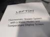Lefton thermostatic shower system with 5 water modes and temperature display screen - 2