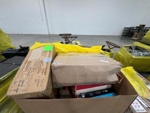 Big box store in a box, spoons, Huggies, Crosley furniture, Ziploc bags, Swiffer, laundry detergent, paper plates, and more