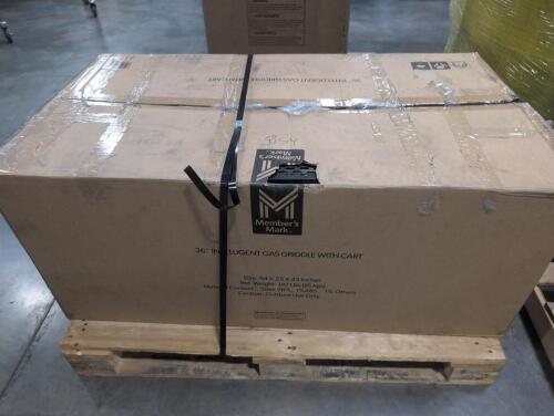 36" Intelligent Gas Griddle with Cart