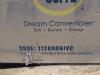 Serta Dream convertible. Tyler convertible sofa, ivory. - 2