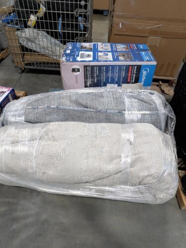 Rolled rugs and smart inverter portable air conditioner