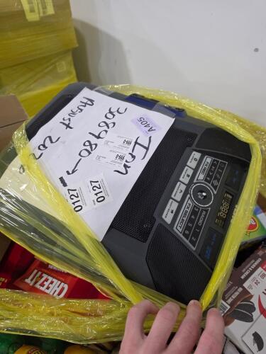 Big box store in a box, premier protein, toilet paper, Cheez-It, mountain dew, rolling speaker, canned goods and much more