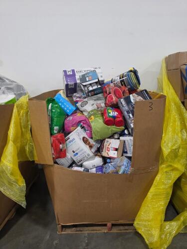 Big box store in a box, Keurig K-Cups, coffee, lawn food, baby wipes, Intex air mattress, peanut butter, premier protein, Gatorade, Ziploc and much more