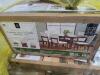 7-Piece expandable dining set appears complete and Adirondack chair and more - 2