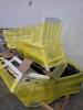 White outdoor lounge chairs - 3