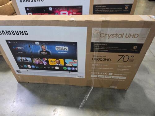 Samsung 70 inch TV and Insignia 50 inch TV, grade A