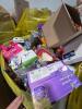 Big box store in a box, adult underwear, protein shakes, Monster energy drinks, cookies, cat litter, maple syrup, vitamins and supplements, Gatorade, Lay's chips, and more