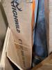 Hi-Point, AR-500 steel dueling tree, roll of fabric, rolled mattress?, and more - 2
