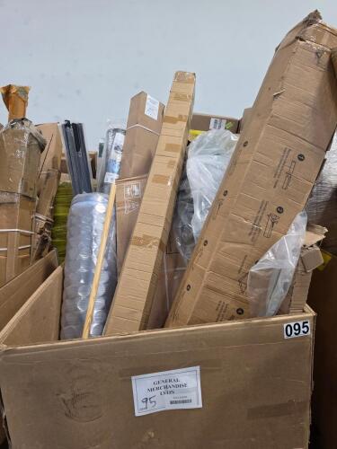 Area rug, rolled mattresses, Winchester Trellis, DuraTrel model 11174, and more
