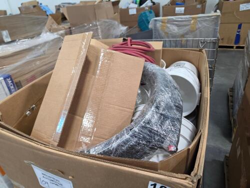 industrial come automotive, buckets, hostess, and tooling at the bottom