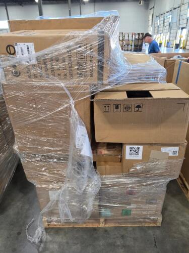 Headlights, Charlotte chair, luggage, balsam red berry evergreen potted tree 4', and more