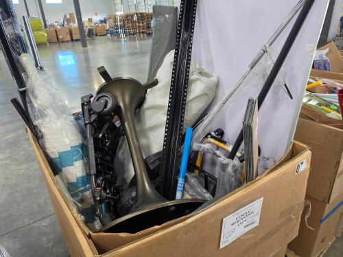 weight bar, umbrella, flat carts, dollys, and more