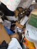 kidde horn strobes, buzz toy, Celine Dion records, air king 6" speed clip on fan, books, pure heating pad, pillow, protect your ears, and more - 13