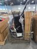 fencing, combination sofA, automotive part, metal poles