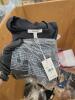 Nicer Clothing, approximately 146 total items(35 pair of shoes and 111 pieces of clothing) Aritzia, Eddie Bauer, Sandro, boss, Adidas, Justin's boots, tacovas, rudos, 5.11, Ariat, Celine, coach, frog togs, The North face and more more - 13