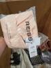 Nicer Clothing, approximately 146 total items(35 pair of shoes and 111 pieces of clothing) Aritzia, Eddie Bauer, Sandro, boss, Adidas, Justin's boots, tacovas, rudos, 5.11, Ariat, Celine, coach, frog togs, The North face and more more - 46