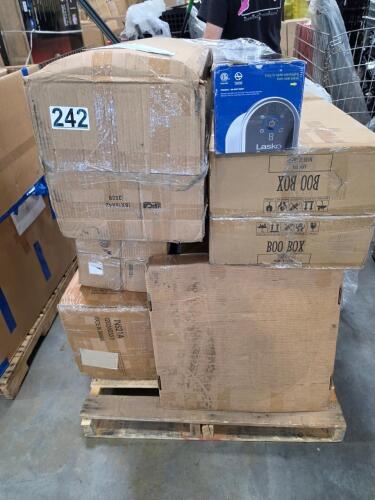 lasko 40-in smart tower fan, 25-in all-in-one freestanding utility sink, mattresses and more