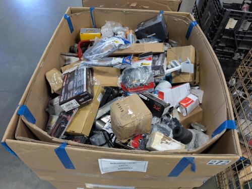 large industrial and automotive, parts, components, tooling, spark plugs, many new in box multiple units without very full