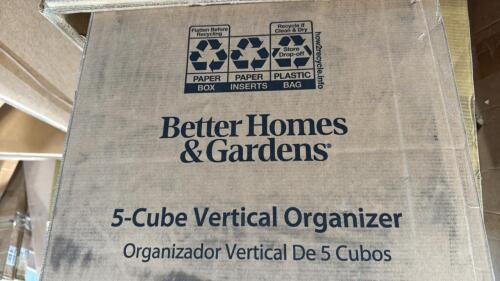 better homes and garden. 5. cube vertical organizer, safe rack, wire shelving, bumper part, and more