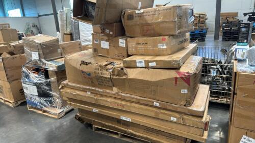 sofa, rolled mattress, dining chair, some outdoor furniture
