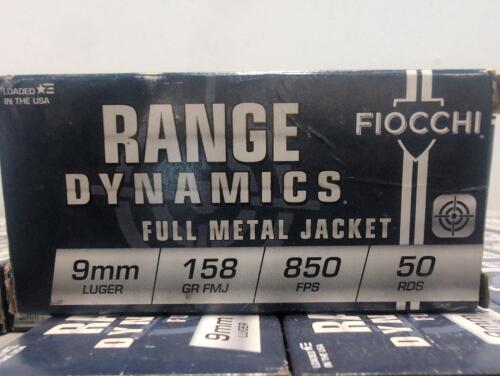 shelf of fiocchi 9 mm