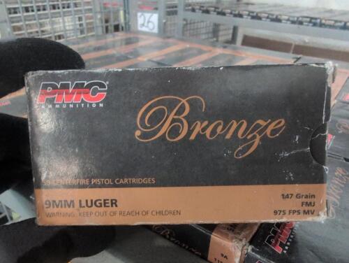 shelf of PMC ammunition bronze 9 mm