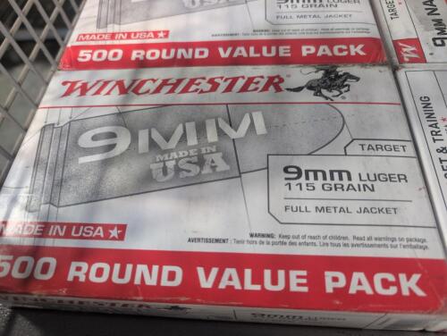 shelf of Winchester 9 mm
