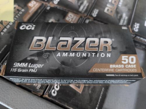 shelf of Blazer 9 mm