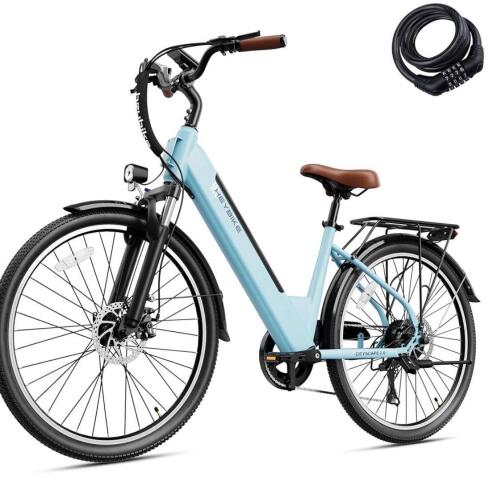 heyBike cityscape 2.0 blue e bike