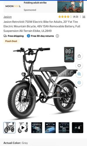 Jasion RetroVolt black e bike