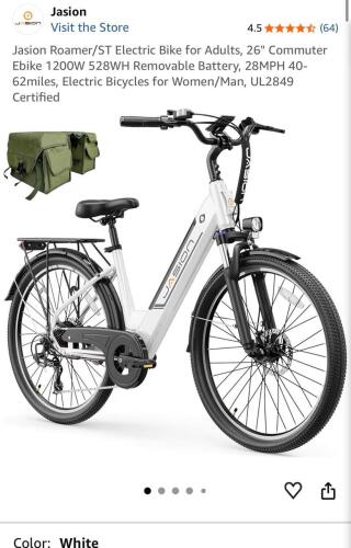 Jasion EB5 Roamer ST white e bike