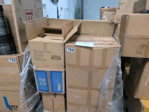 sealy rolled mattress, and misc furniture