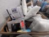 Sorry game, pillows, faux rock, tape, Yahtzee, bags, trouble game, Microsoft keyboard and more - 5