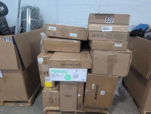 Ingenuity soothing swing, miscellaneous furniture, cups, rocker chair, MCM 1611ST, bags, mattress, & More