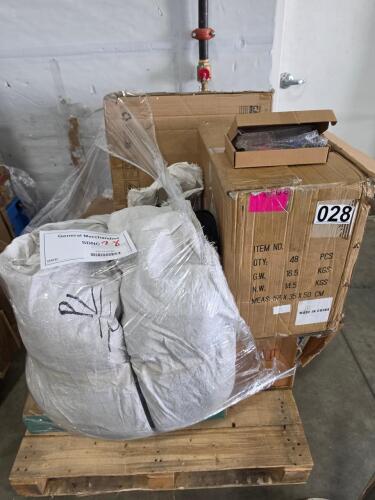 Netting, box of kids toy guns, swimming pool, GARVEE heart, seat, and more